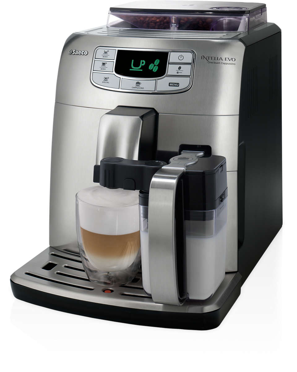 Кофемашина Saeco HD8753/01 — реальный внешний вид модели
