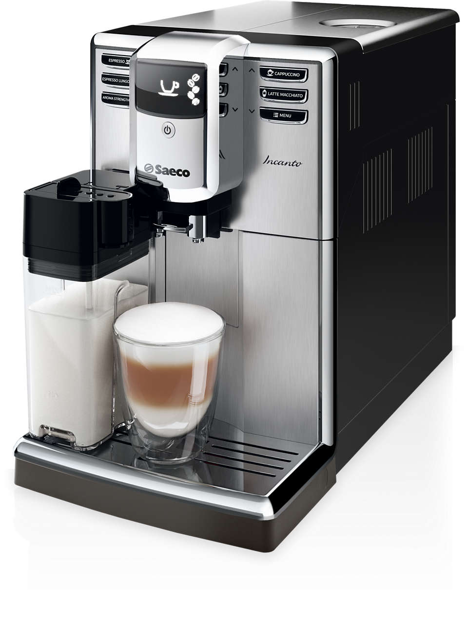 Кофемашина Saeco HD8924/01 — реальный внешний вид модели