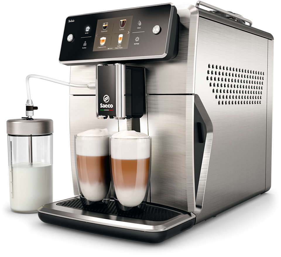 Кофемашина Saeco SM5478/10 — реальный внешний вид модели